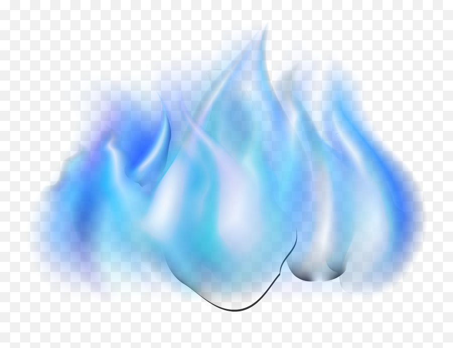 Blue Simple Flame Effect Element Png - Transparent Blue Flame Png Emoji,Blue Fire Emoji