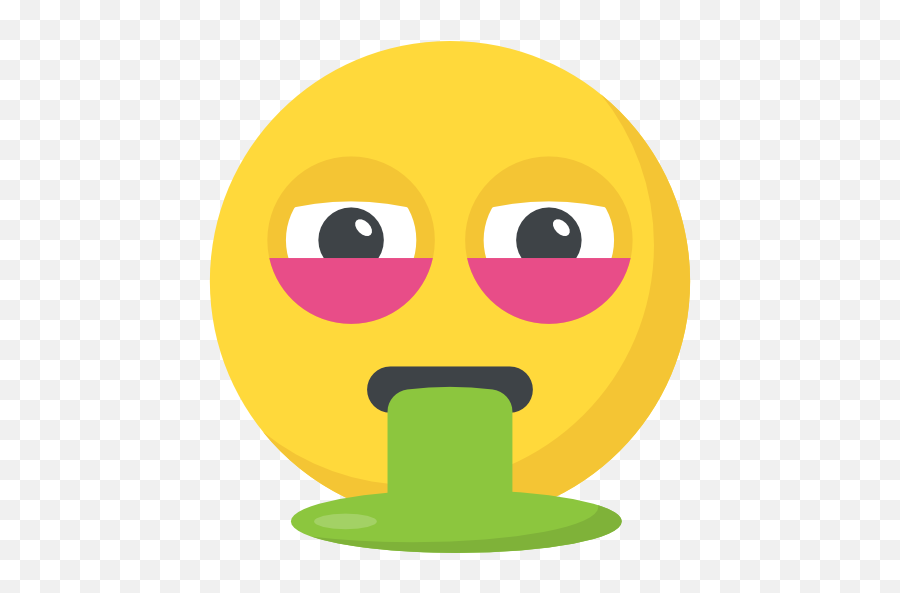 Sick - Smajlík Zvrací Emoji,Sick Face Emoji