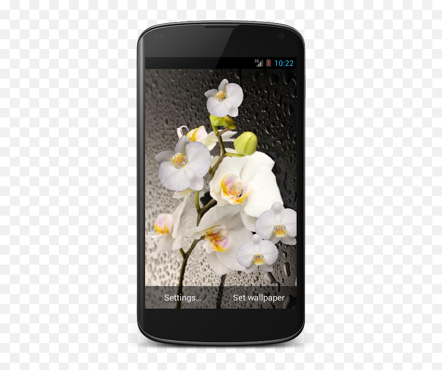 3d Live Wallpaper 3 - Smartphone Emoji,Orchid Emoji