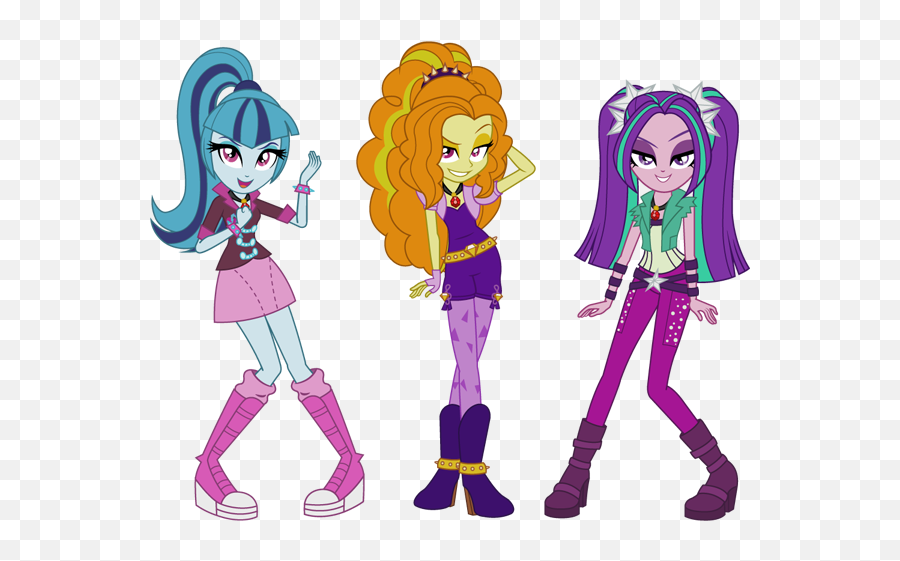 Rainbow Rocks - Mlp Equestria Girls Dazzlings Emoji,Sirens Emoji