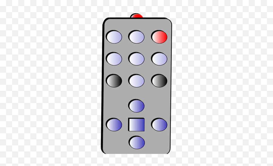 Simple Remote Control - Tv Remote Control Clipart Emoji,Tv Remote Emoji