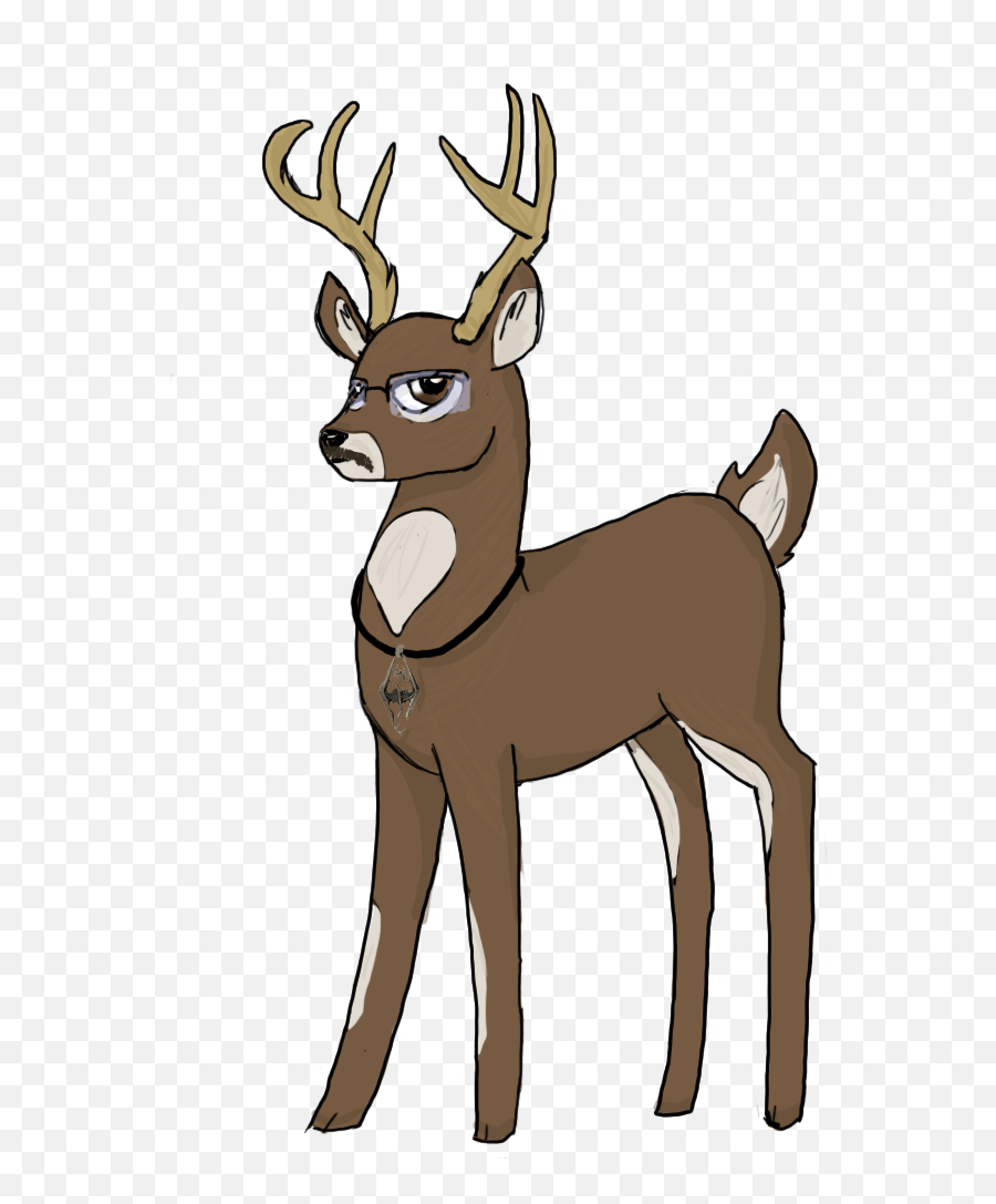My Deer - Reindeer Emoji,Buck Deer Emoji