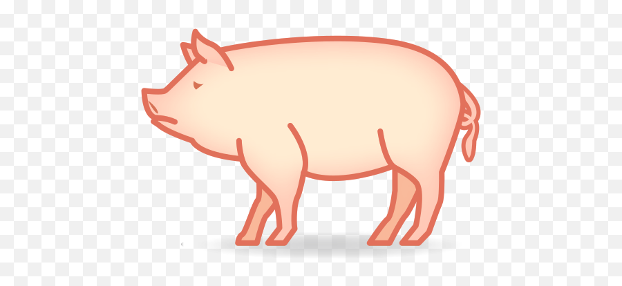 Pig Emoji For Facebook Email Sms - Domestic Pig,Pig Emoji