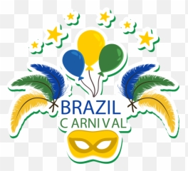 Carnival Carnaval Brazil Masquerade - Logo Rio De Janeiro Emoji