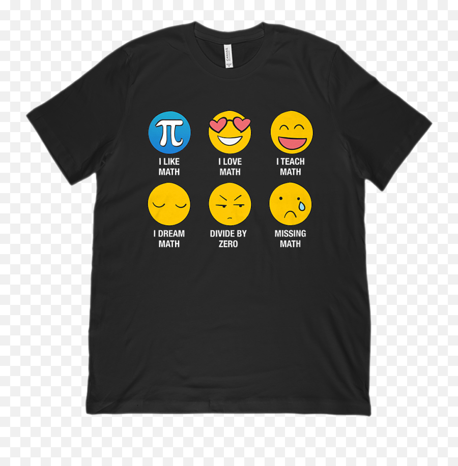 I Love Like Math Emoji Emoticon Teacher Unisex Bc 3001 Soft,Math Emojis