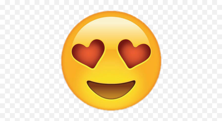 Carita Enamorada Emoji Emoticon Love - Emoji Png In Love,Caritas Emoji