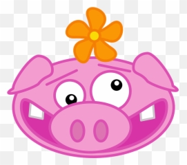 Free Pork Pig Vectors - Cartoon Pig Nose Ring Emoji,Eye Roll Emoji