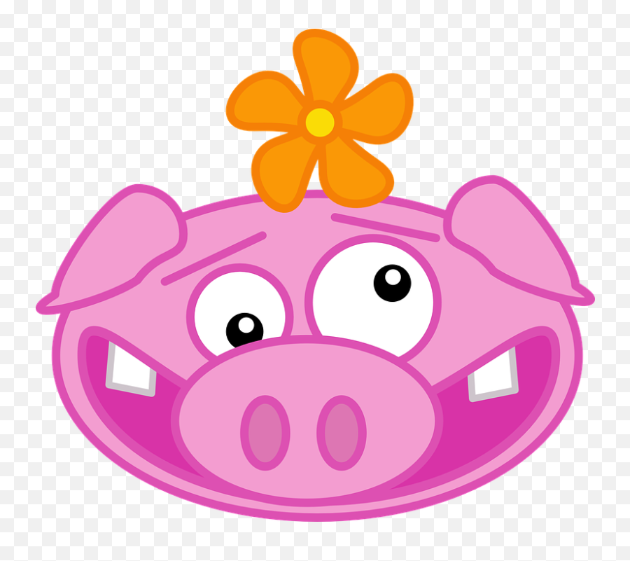 Free Pork Pig Vectors - Cartoon Pig Nose Ring Emoji,Eye Roll Emoji - free  transparent emoji 