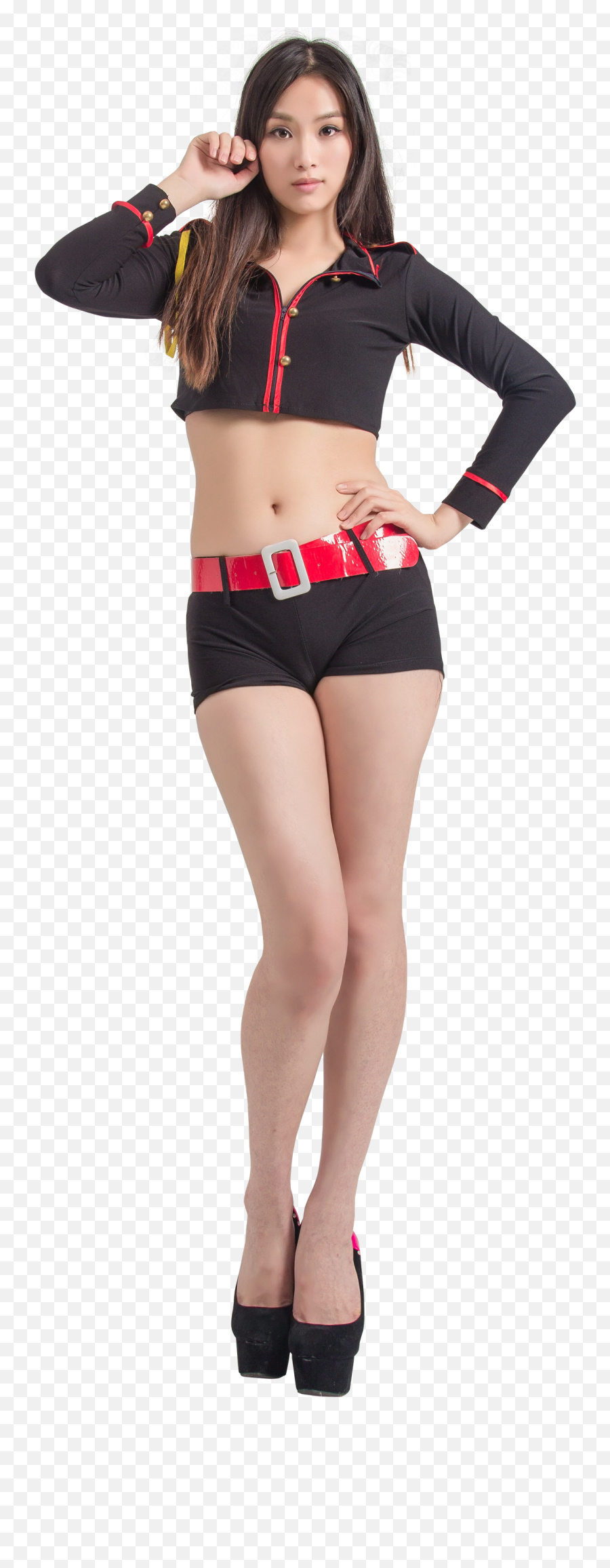 Download Free Png Asian Young Model Woman Standing Png Image - Png Emoji,Asian Girl Emoji