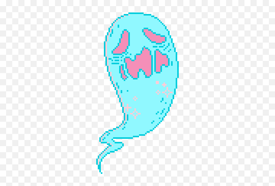 Pastel Pixel Ghosts Doooodles Bepsiboy U2022 Pixel Art Design - Circle Emoji,Spooked Emoji