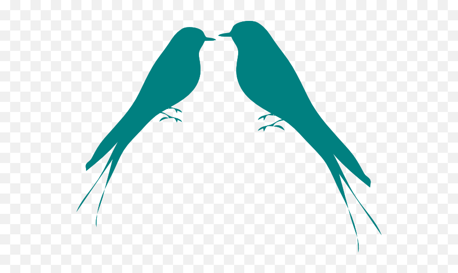 Love Birds Silhouette Clip Art At Getdrawings Free Download - Bird Silhouette Emoji,Love Birds Emoji