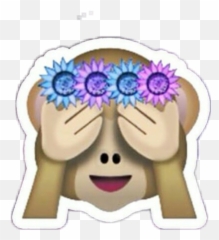 Emoji Monkey Png - Cartoon