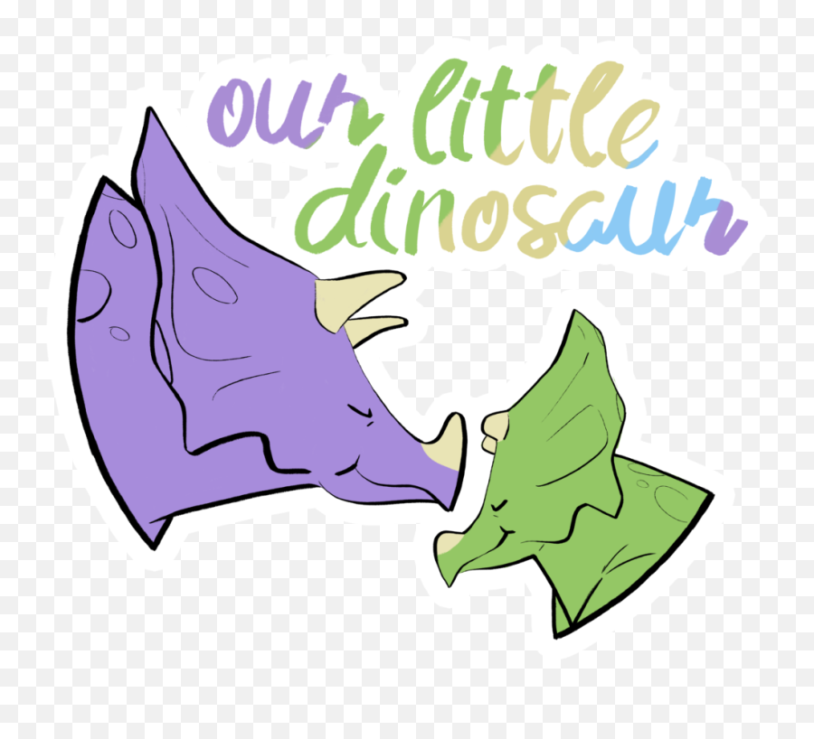 Our Little Dinosaur - Clip Art Emoji,Dinosaur Text Emoticon