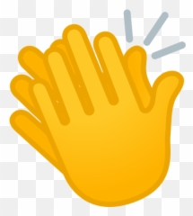 Applaudissements Emoji - Clapping Hand Emogi Png,Frappe Emoji