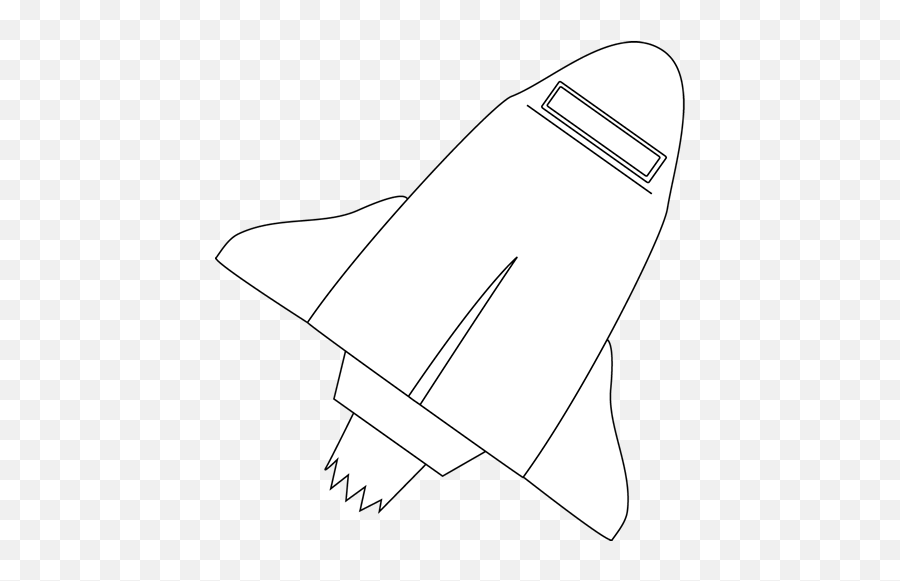 Space Clip Art - Black And White Space Shuttle Clipart Emoji,Space Shuttle Emoji