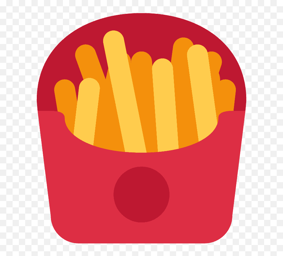 French Fries Emoji Clipart - Fries Emoji,Popcorn Emoji