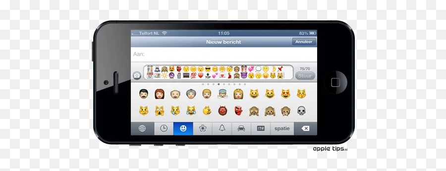 Ios 6 Nieuwe Achtergronden En Emojiu0027s - Appletips Display Device,Emojicons
