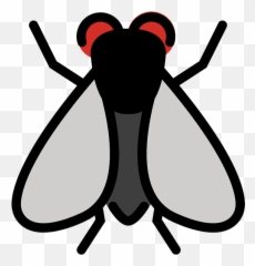 Fly Emoji Clipart - Fliege Emoji,Bug Emoji