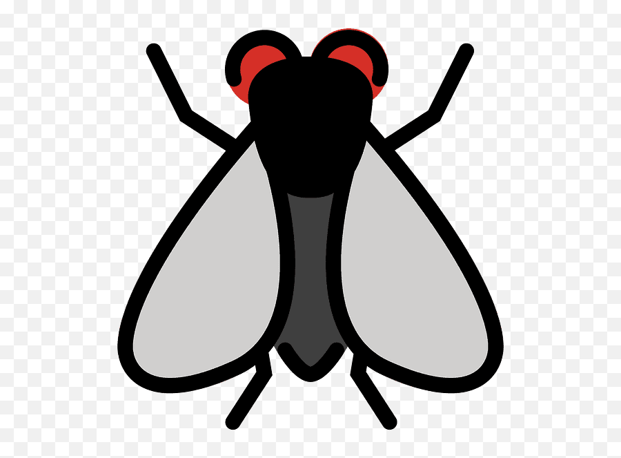 Fly Emoji Clipart - Fliege Emoji,Bug Emoji