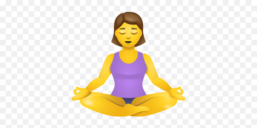 Woman In Lotus Position Icon - For Women Emoji,Meditation Emoji