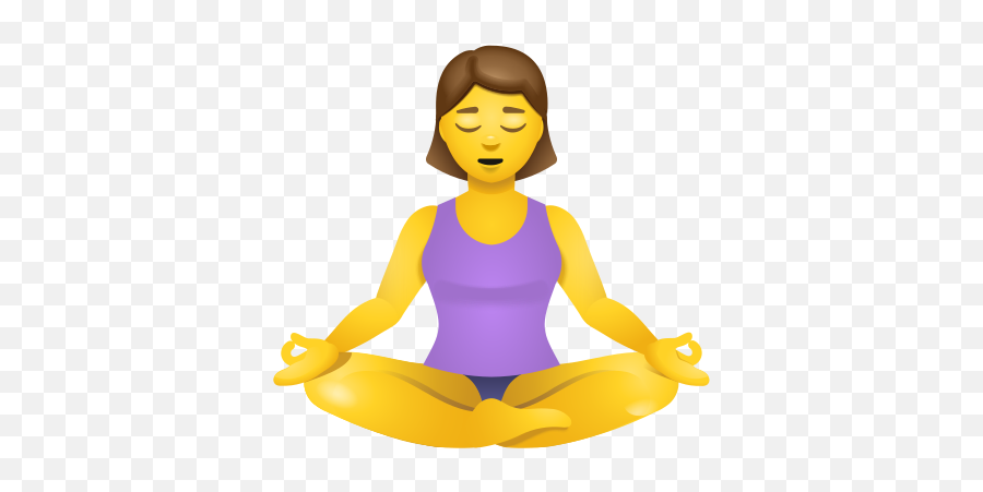 Woman In Lotus Position Icon For Women Emojimeditation Emoji Free