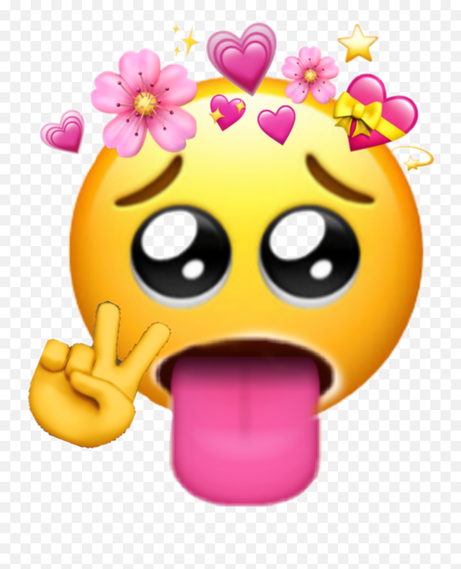 For Youemoji Sticker By Ziva - Transparent Pink Flower Crown,Which Emoji Are You