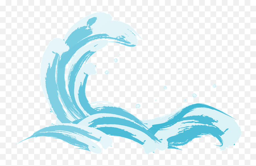 Sea Wave Clipart - Art Emoji,Ocean Wave Emoji
