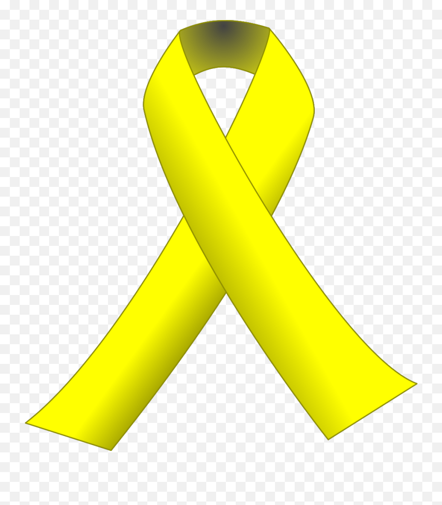 First Blue Second Yellow Ribbon Png Svg Clip Art For Web - Yellow Cancer Ribbon Black Background Emoji,Yellow Ribbon Emoji