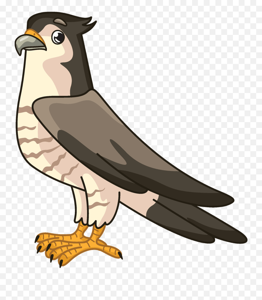 Falcon Clipart - Cartoon Falcon Clipart Emoji,Falcon Emoji