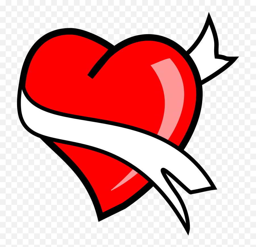 Leg Clip Art Download - Heart With Ribbon Clip Art Png Corazon Con Cinta Png Emoji,Heart With Ribbon Emoji