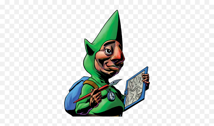 Tingle Zeldapedia Fandom - Tingle Zelda Emoji,Emoji Old Man Clock