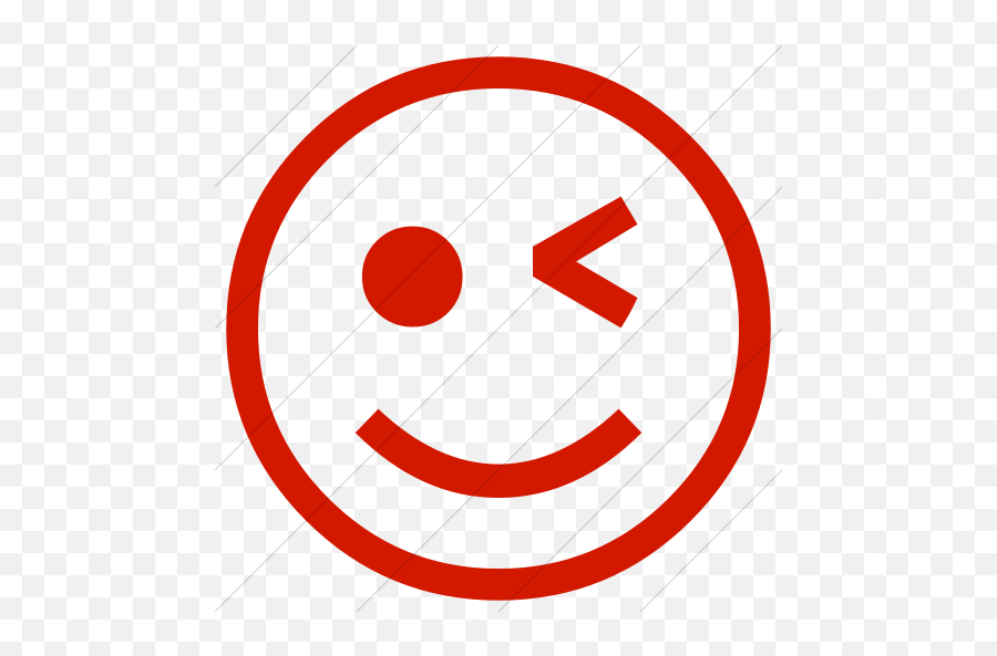 Classic Emoticons Winking Face Icon - Emoji Domain,Emoticons Winking