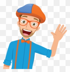 Blippi Youtube Wizard Hat Clip Art Red - Blippi Cartoon Emoji,Wizard Hat Emoji