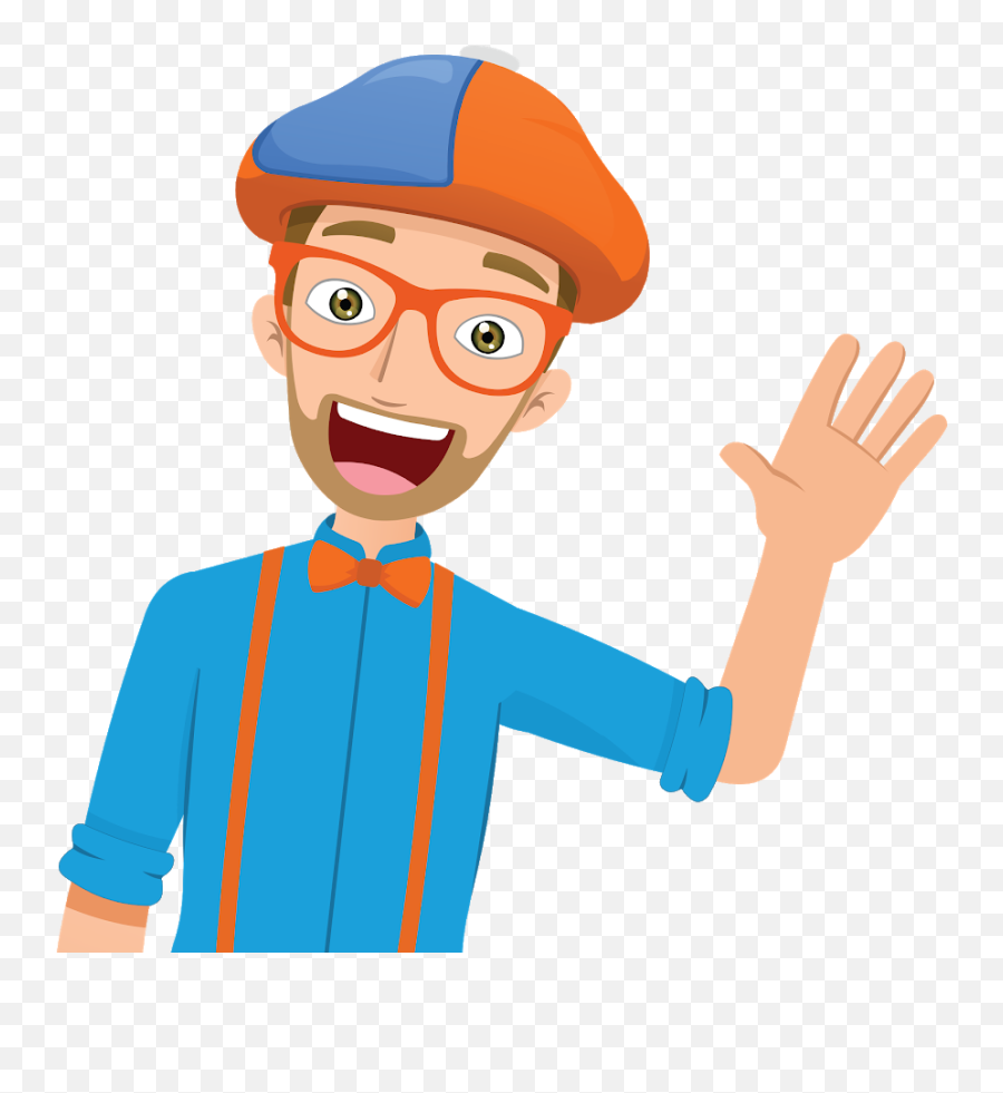 Blippi Youtube Wizard Hat Clip Art Red - Blippi Cartoon Emoji,Wizard Hat Emoji