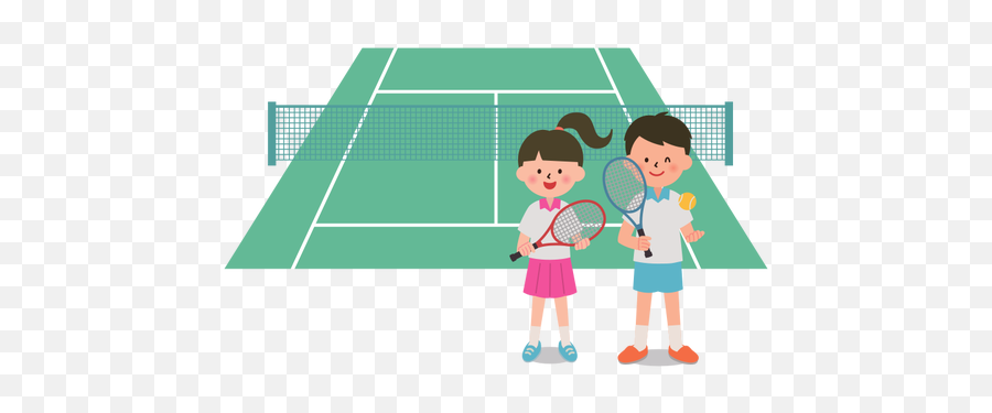 Tennis Players - People Playing Tennis Clipart Emoji,Flag Tennis Ball Emoji
