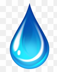 Clipart Water Droplet - Emoji