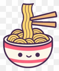 Noodles Ramen Sticker - Cute Food Gifs Emoji,Ramen Emoji