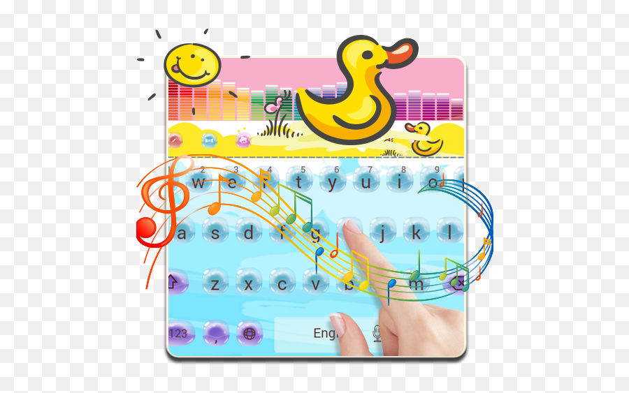 Drops Music Duck Keyboard - Duck Emoji,Duck Emoji Android