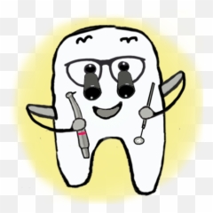 Tooth Cute Stickers - Clip Art Emoji