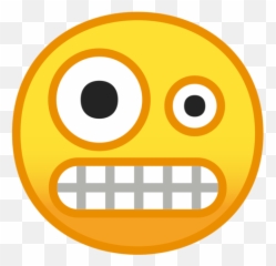 Zany Face Emoji - Grinning With One Large And Small Eye