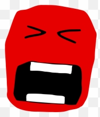 Crying Emotion Face Scream Red - Screaming Face Clipart Emoji,Crying Emoji