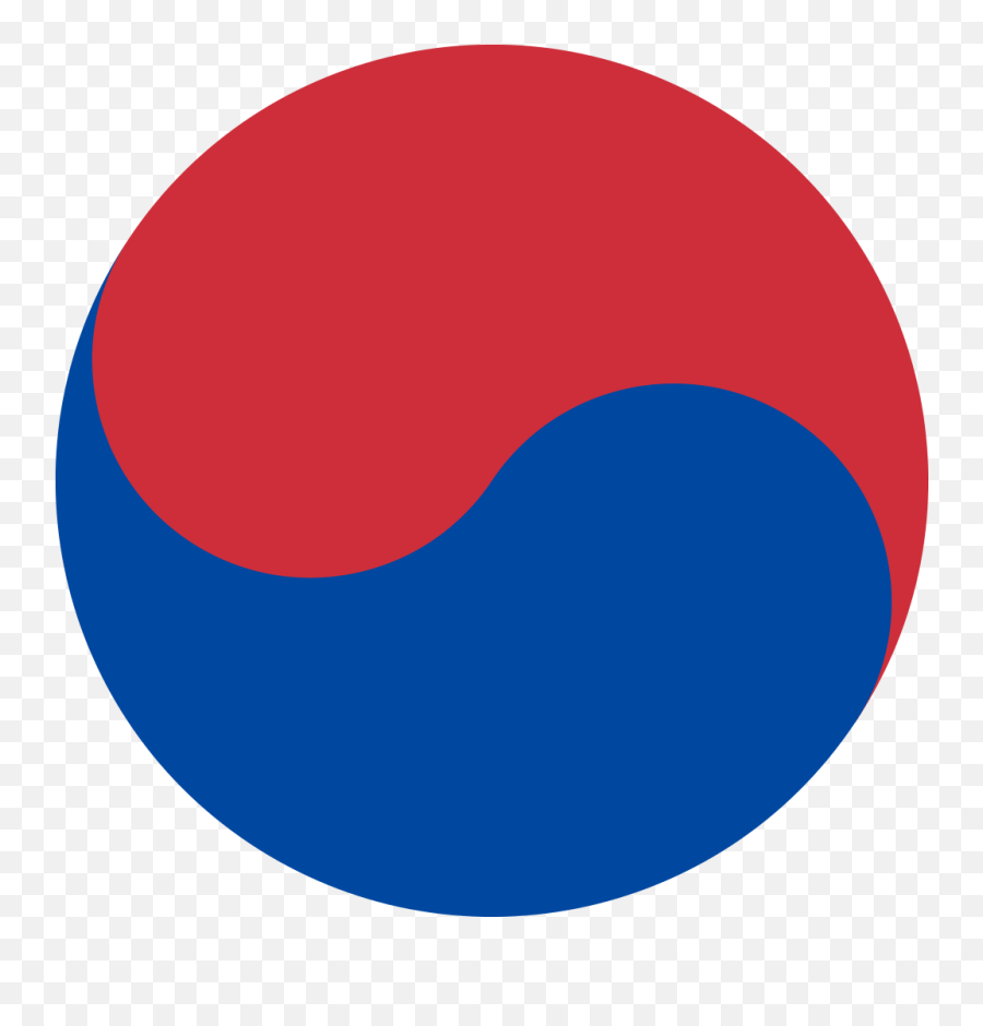 Taegeuk - Korean Taegeuk Emoji,South Korean Flag Emoji