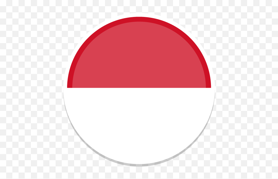 Indonesia Icon - Bendera Indonesia Bulat Png Emoji,Indonesian Flag Emoji