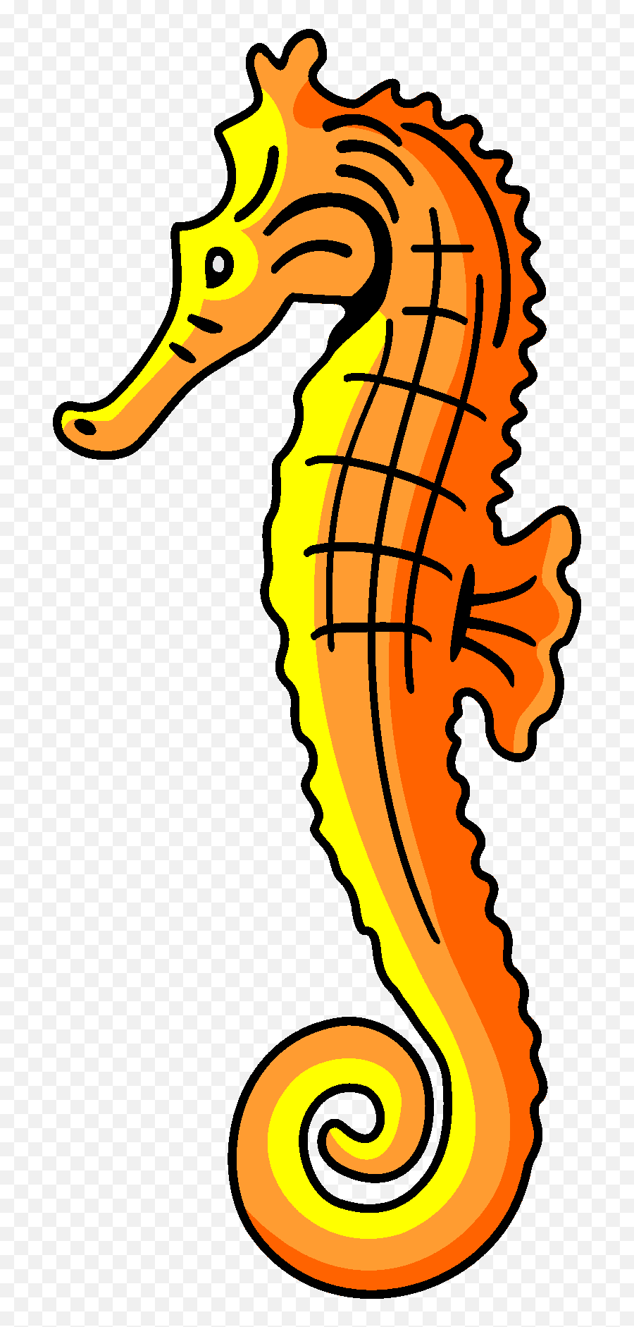 Seahorse Clipart 1 - Clip Art Sea Horse Emoji,Fish And Horse Emoji