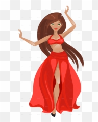 Belly Dancer Vector Png Transparent - Clip Art Emoji