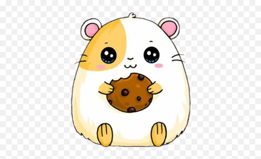 Cute Drawing - Disegni Kawaii Emoji,Mouse Rabbit Hamster Emoji
