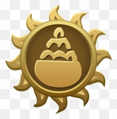 Imagem Vetorial Do Emblema De Sol - Emas Logo Vector Bulat Emoji