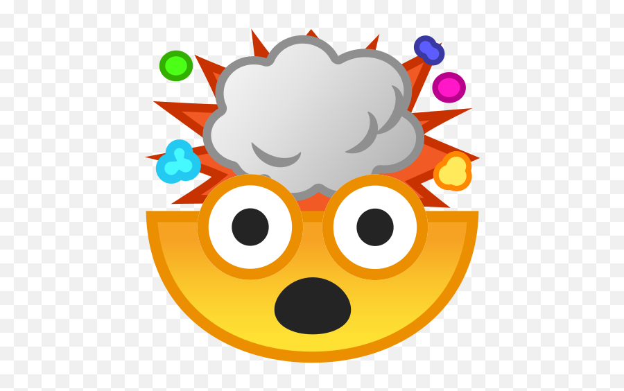 Exploding Head Emoji - Exploding Head Emoji,Explosion Emoji