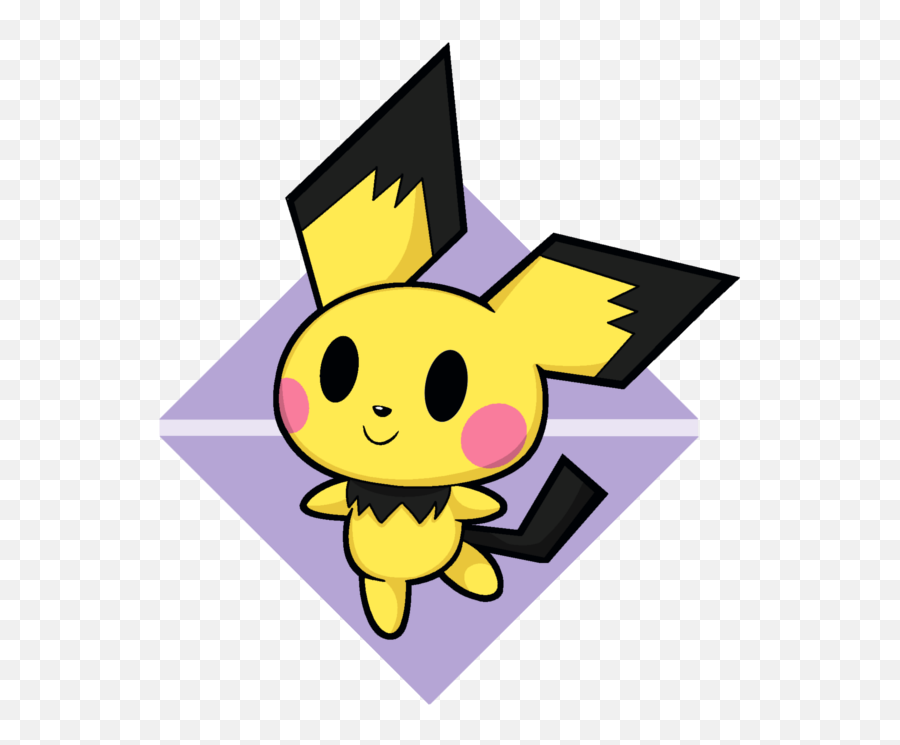 Pokemon Week 03 - Pichu Fan Art No Background Emoji,Emojiworks Keyboard
