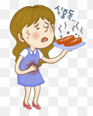 Pain Clipart Abdomen - Art Stomach Ache Emoji
